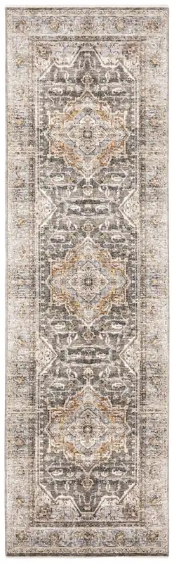 Sphinx Maharaja Rug in Gray - 2.3 x 7.6