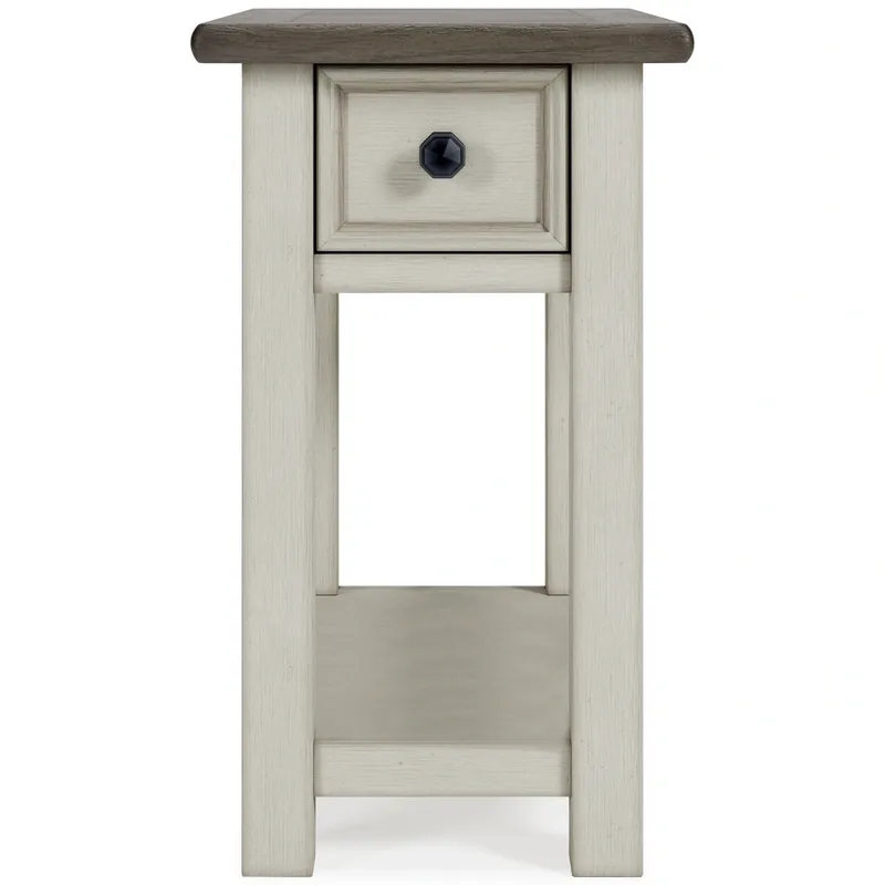 Ashley Bolanburg Chairside Table with Power Port