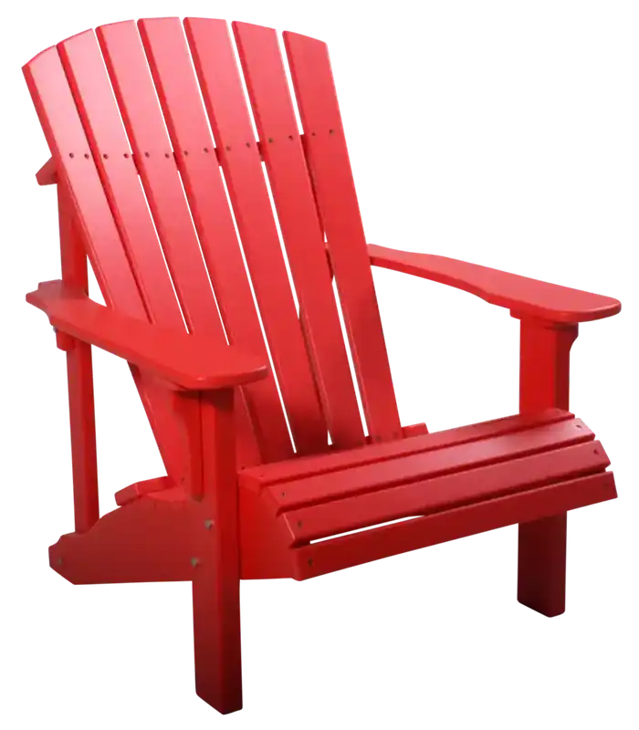 Amish Outdoors Deluxe Red Adirondack Chair