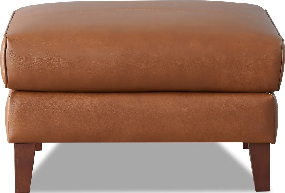 Hydeline Maui leather Ottoman
