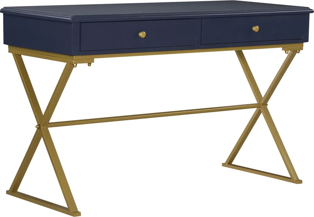 Linon Emma Blue Desk