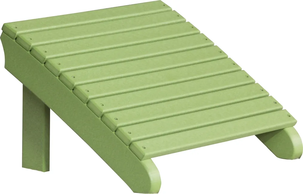 Amish Outdoors Deluxe Lime Green Adirondack Chair Footrest