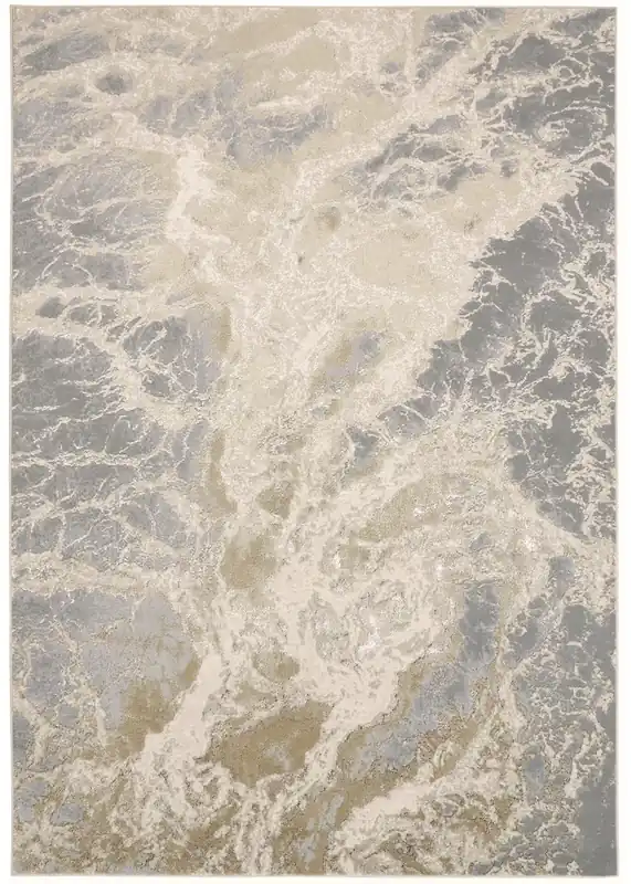 Feizy Rugs Aura Rug in Gray - 5 x 8