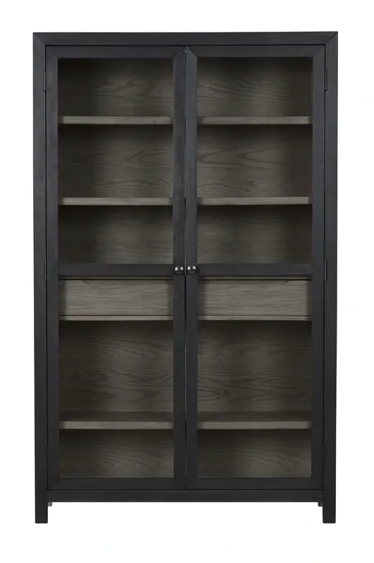 Ashley Lenston 76" Accent Cabinet in Black/Gray