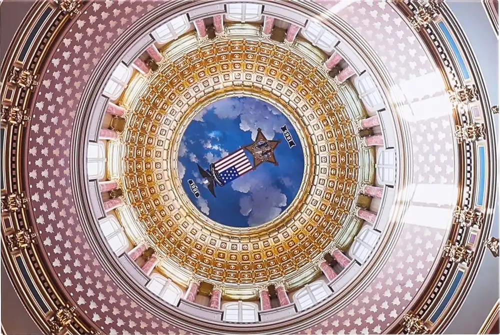 Prestige Art Des Moines Inside the Capitol Dome 24 X 36