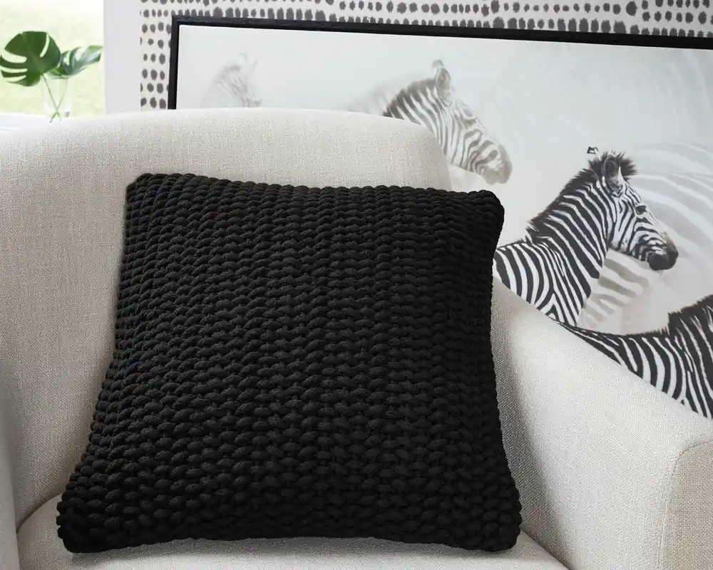 Ashley Renemore Throw Pillow in Black - 20 x 20