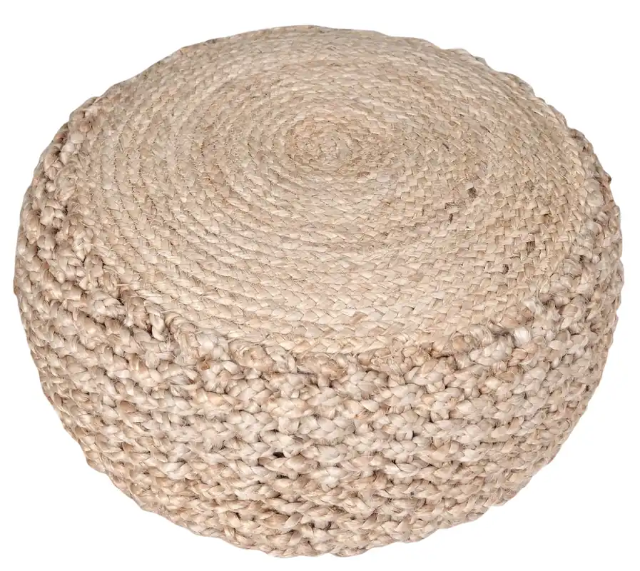 LR Home Natural Pouf