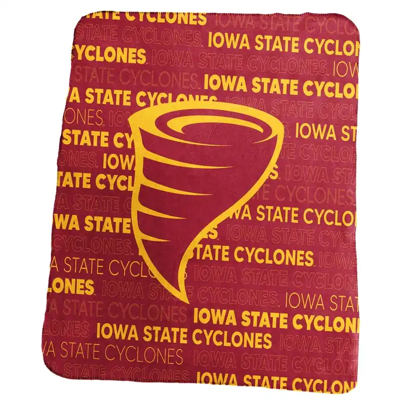 Logo Brands Iowa State Cyclones Classic Throw Blanket - 50 x 60