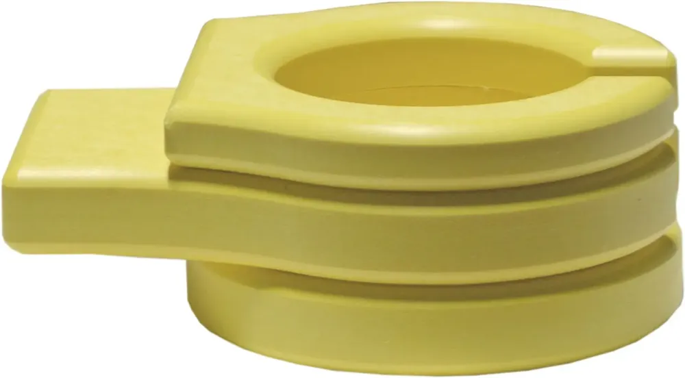 Amish Outdoors Adirondack Yellow Stationary Cup Holder