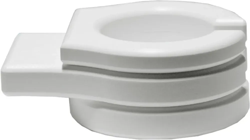 Amish Outdoors Adirondack White Stationary Cup Holder