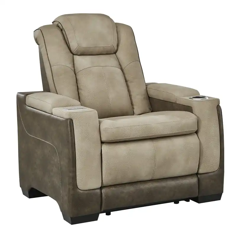 Ashley Next-Gen Sand Power Headrest Recliner