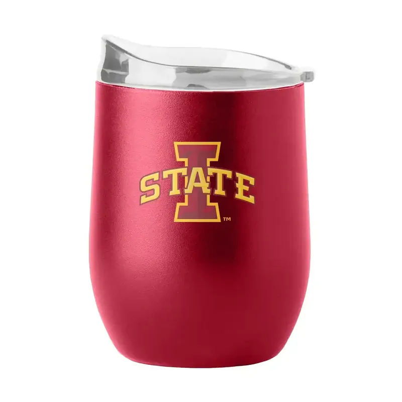 Logo Brands Iowa State Cyclones 16-Ounce Flipside Powder-Coated Wine Tumbler