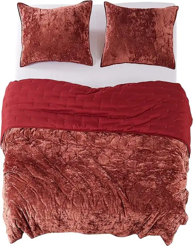 Levtex Home Abruzzi Velvet Spice King Quilt