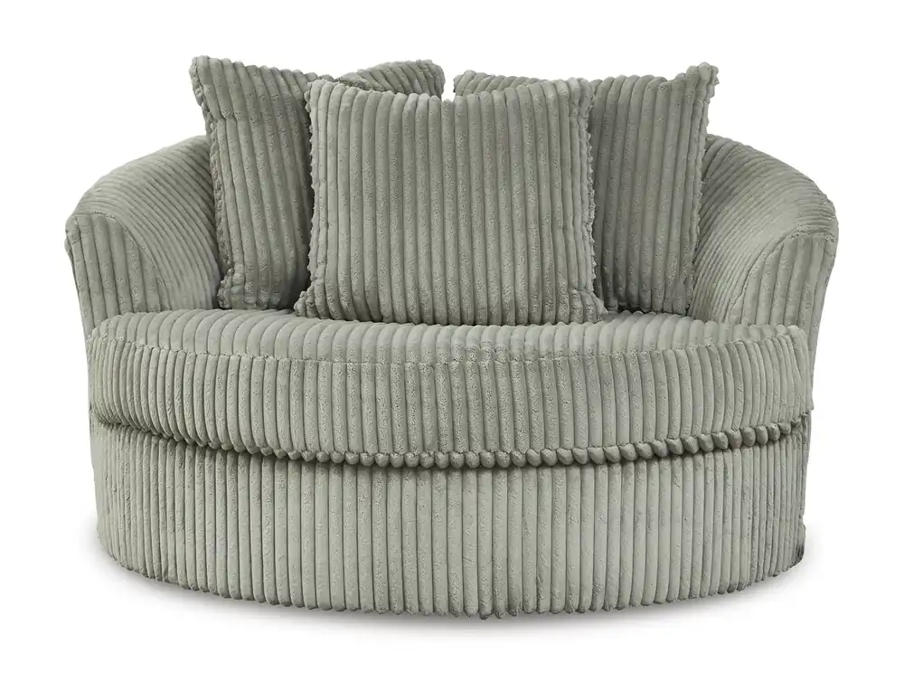 Ashley Lindyn Oversized Fog Swivel Chair