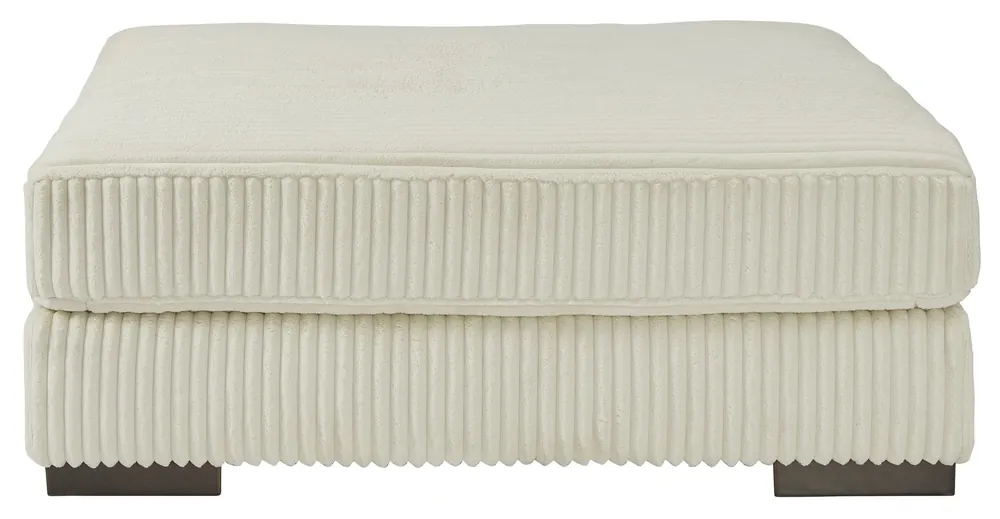 Ashley Lindyn Oversized Ivory Ottoman