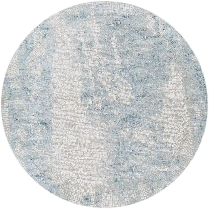 Surya Carpets Aisha Round Rug in Sky Blue 7.10-Foot