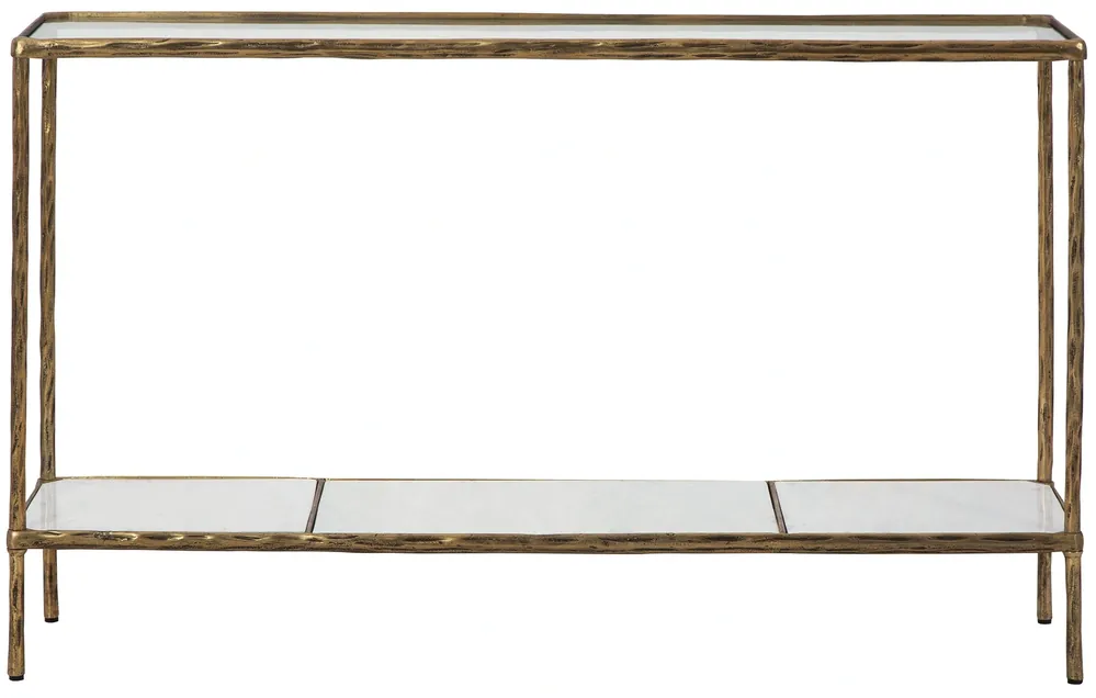 Ashley Ryandale Brass Sofa Table