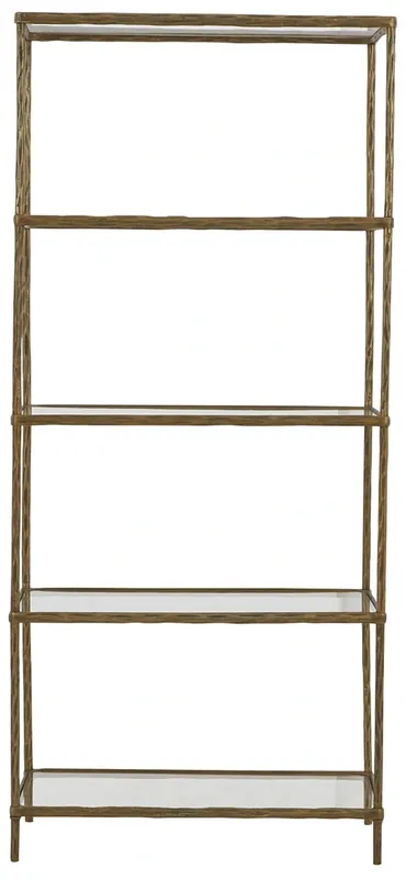 Ashley Ryandale Brass Bookcase