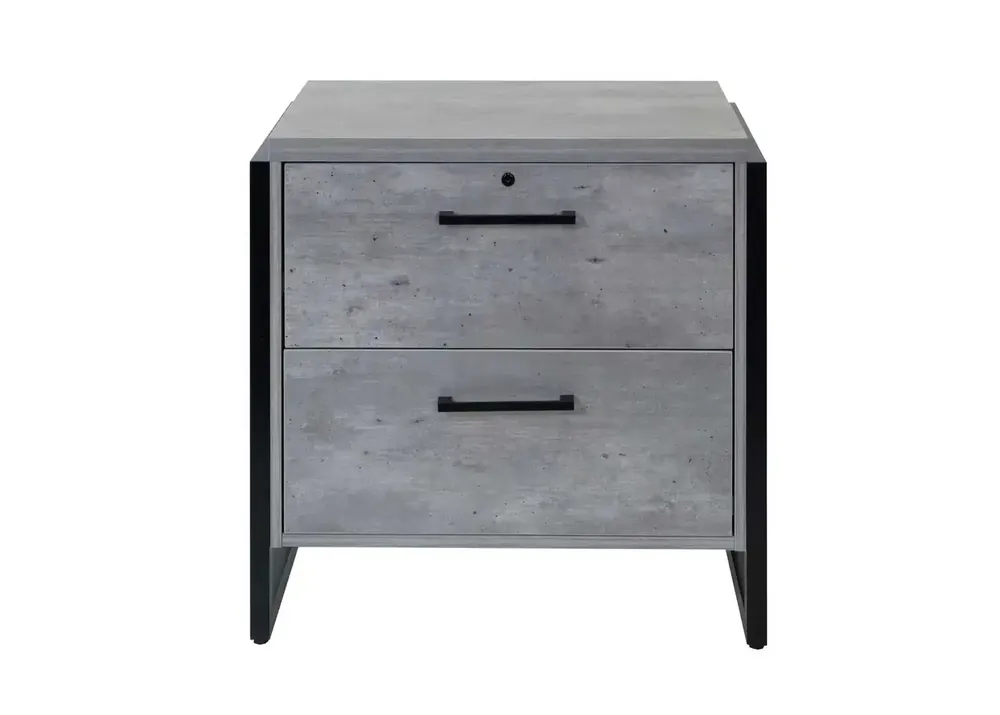Martin Furniture Mason Concrete Lateral File