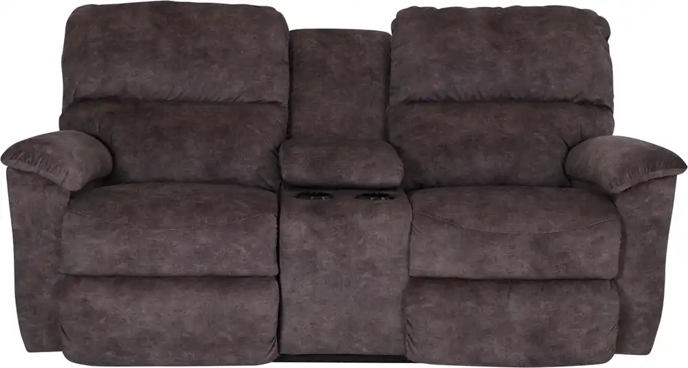 La-Z-Boy Brooks Ash Reclining Loveseat with Console