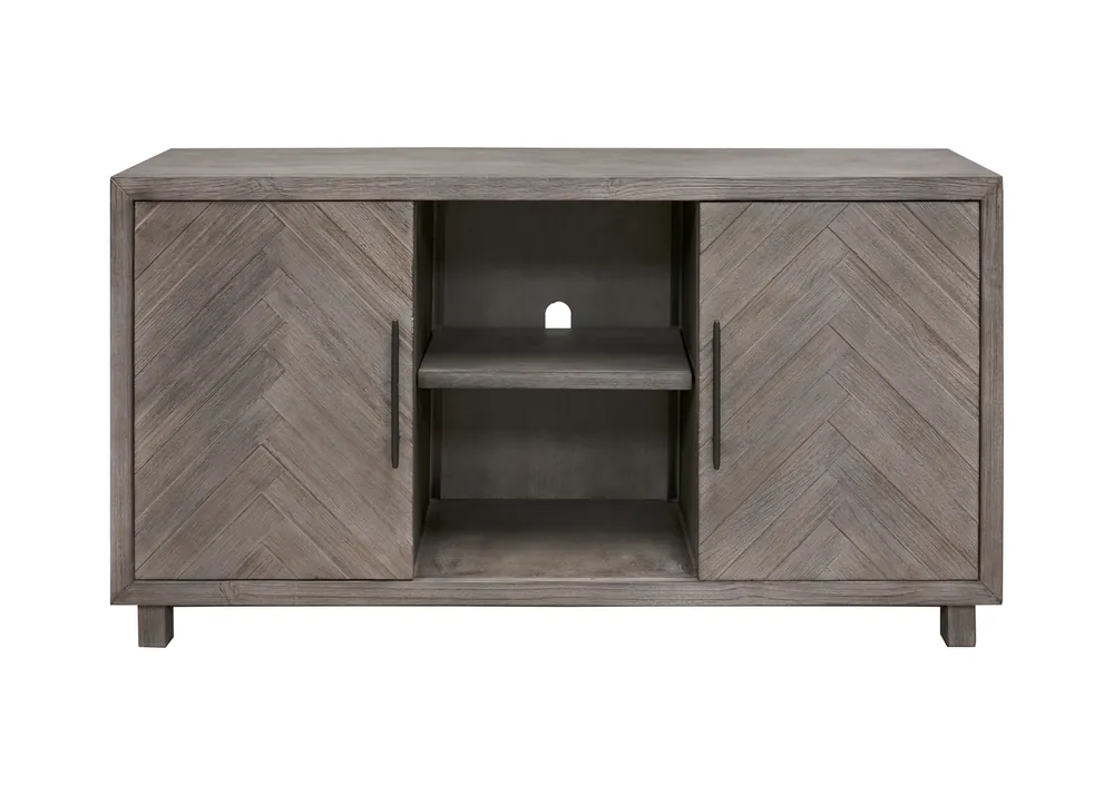 Martin Furniture Palisades Gray 60" 2-Door Console