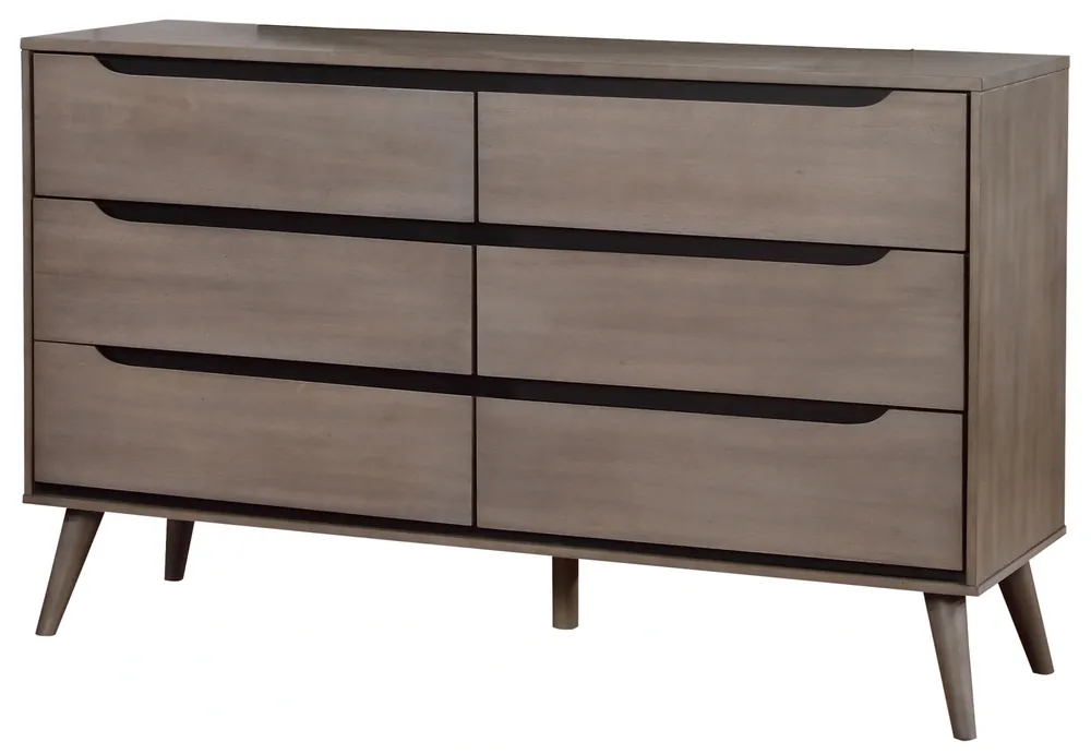 Furniture of America Lennart Gray Dresser