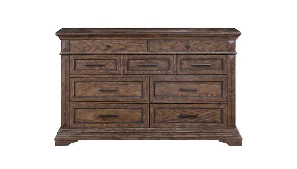 New Classic Mar Vista Brushed Walnut Dresser
