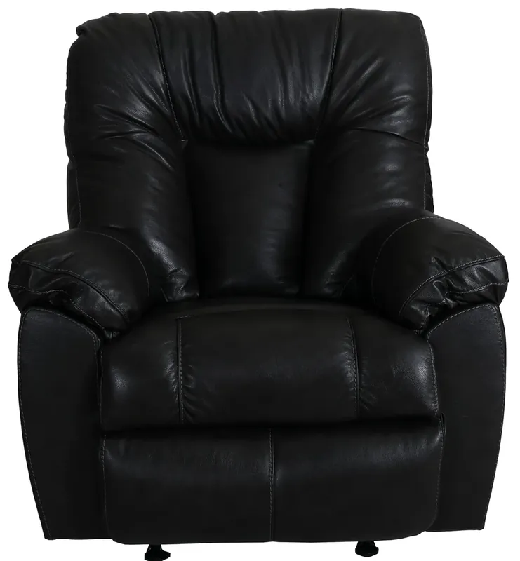 Franklin Connery Leather Slate Rocker Recliner