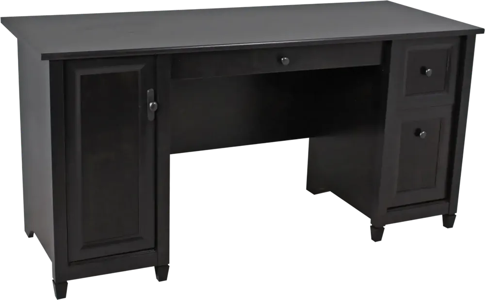 Sauder Edge Water Computer Desk in Black