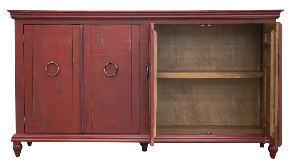 Int'l Furniture Capri Red Console