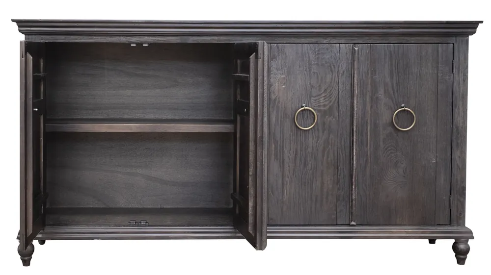 Int'l Furniture Capri Charcoal Console