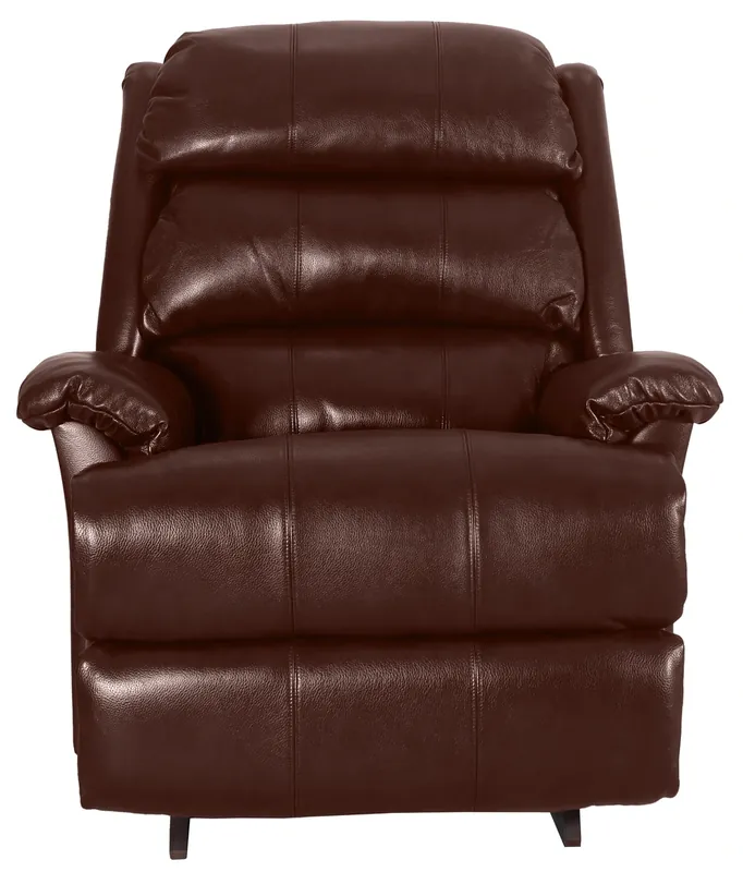 La-Z-Boy Astor Chestnut Leather Power Rocker Recliner