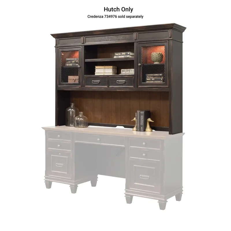 Martin Furniture Martin Furniture Hartford Hutch in Brown