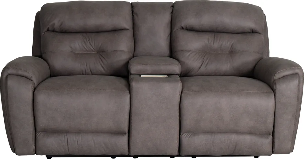 Southern Motion Point Break Power Reclining Loveseat with Console