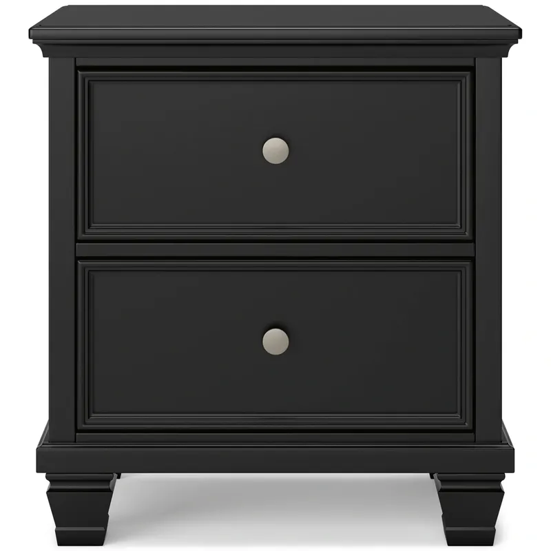 Ashley Lanolee 2-drawer Nightstand in Black