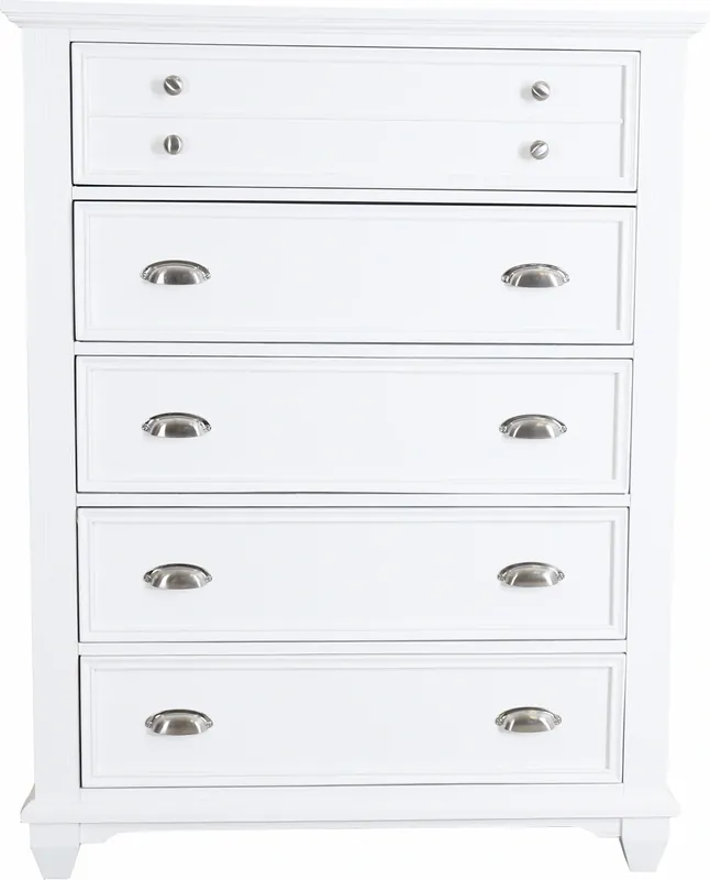 New Classic Jamestown White Chest