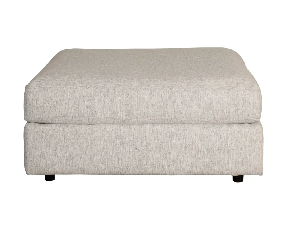 Fusion Durango Pewter Ottoman