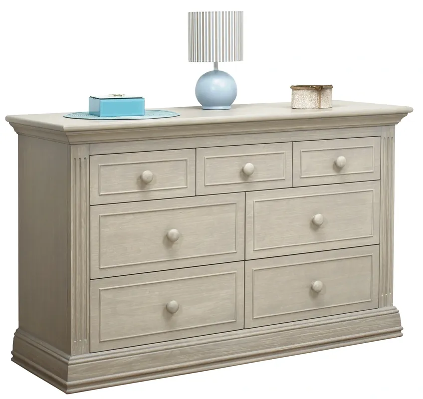 C&T Int'l Providence 7-Drawer Double Dresser