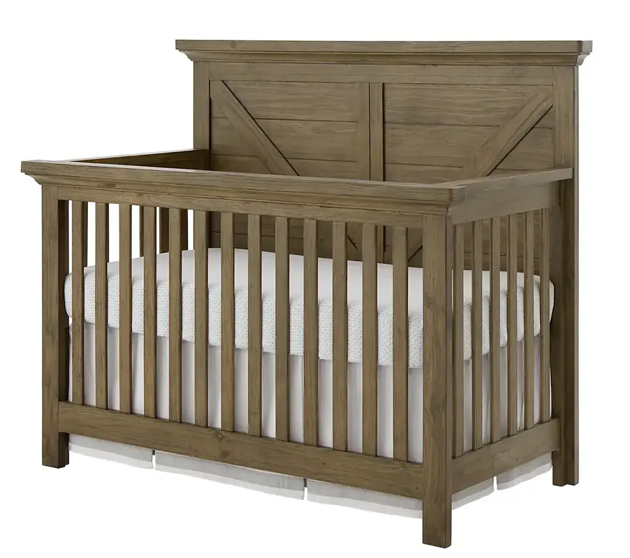 Westwood/Thomson Int'l Westfield Farmhouse 4-in-1 Convertible Crib in Harvest Brown