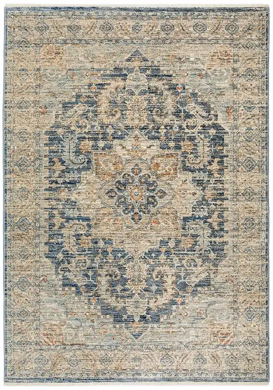 Dalyn Bergama Rug in Blue - 8 x 10