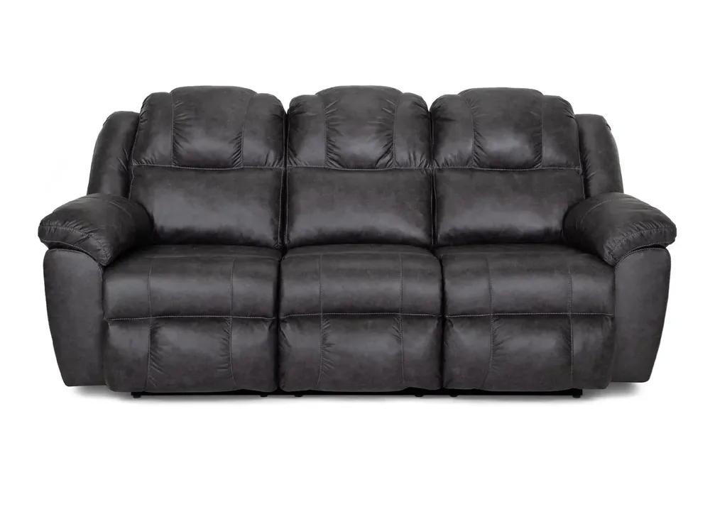 Franklin Castello Gray Reclining Sofa