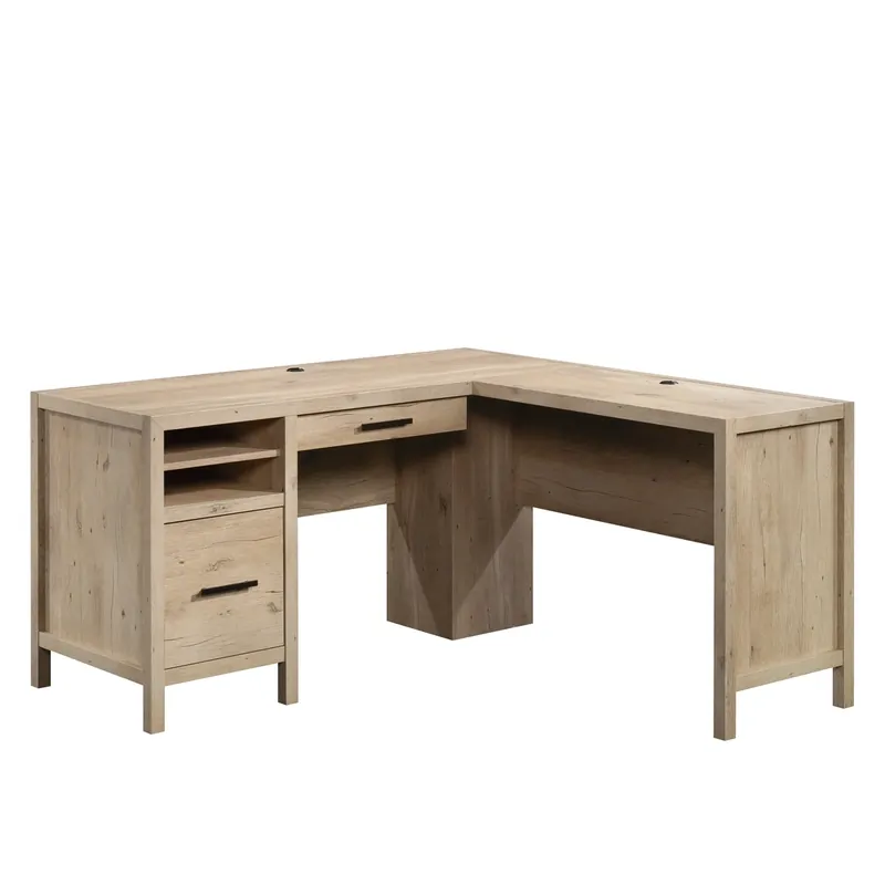 Sauder Pacific View Prime Oak Corner Desk
