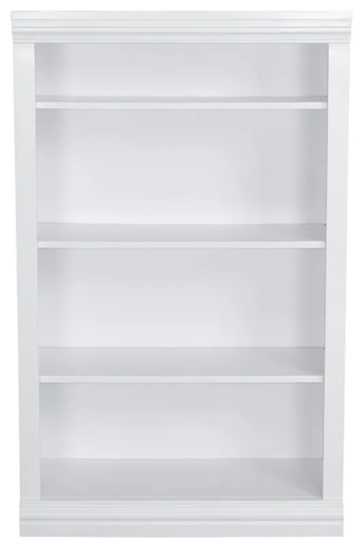 Fenix Furniture DZ 48" White Bookcase
