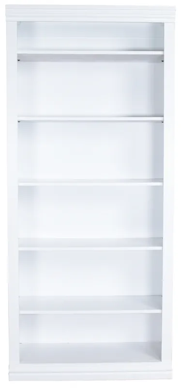 Fenix Furniture DZ 72" White Bookcase