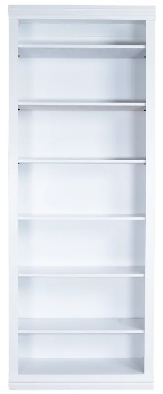 Fenix Furniture DZ 84" White Bookcase