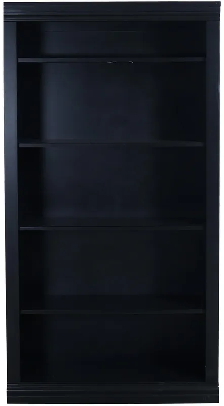 Fenix Furniture DZ 60" Black Bookcase
