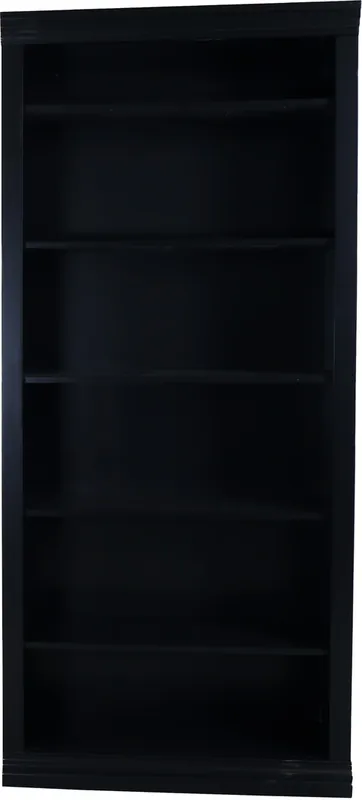 Fenix Furniture DZ 72" Black Bookcase