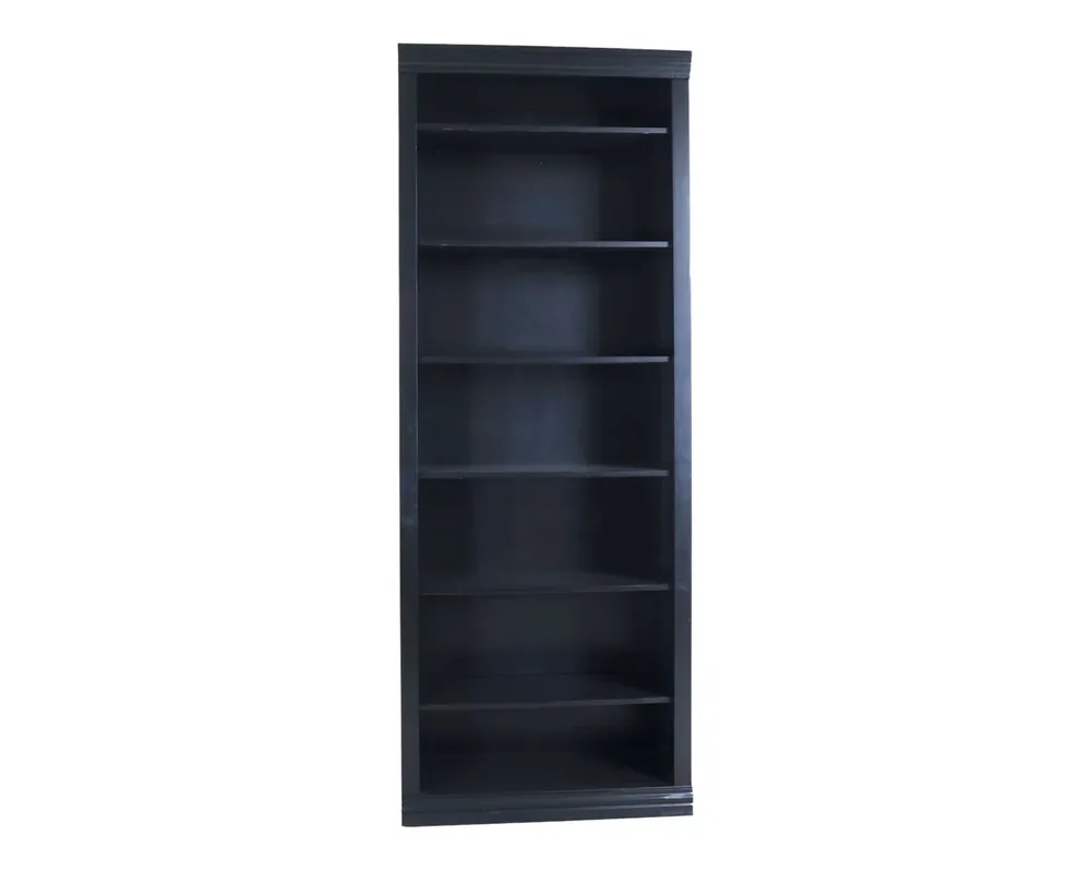 Fenix Furniture DZ 84" Black Bookcase