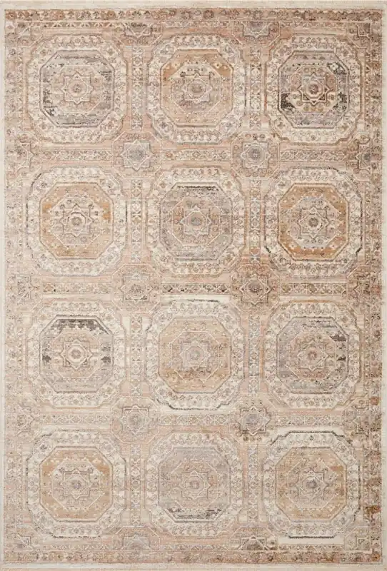 Loloi Sonnet Rug in Apricot - 7.10 x 10