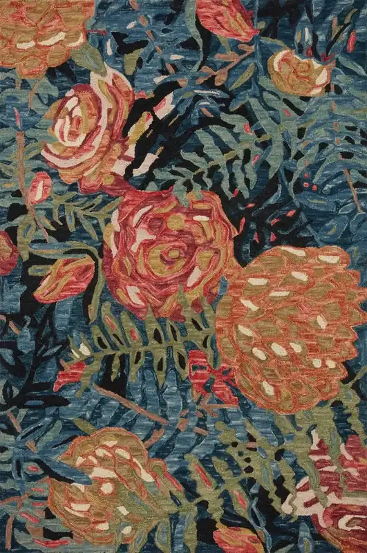 Loloi Belladonna Rug in Multi - 5 x 7.6